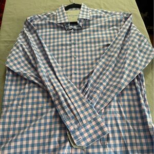 Twillory Blue and Pink Checkered Men's Shirt